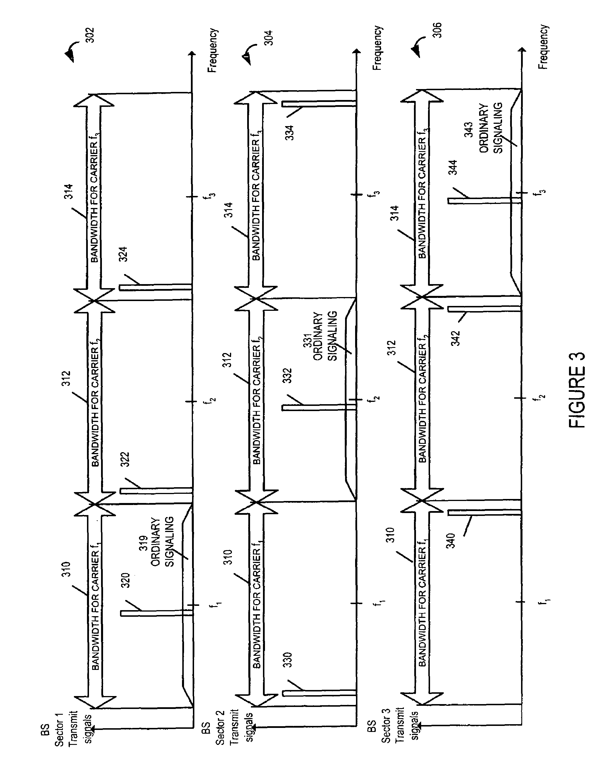 Methods and apparatus of improving inter-sector and/or inter-cell handoffs in a multi-carrier wireless communications system