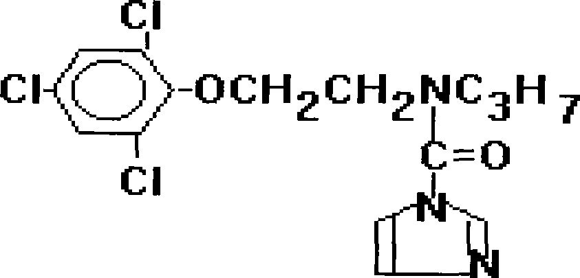 Compositional bactericidal composition containing tetraconazole and prochloraz