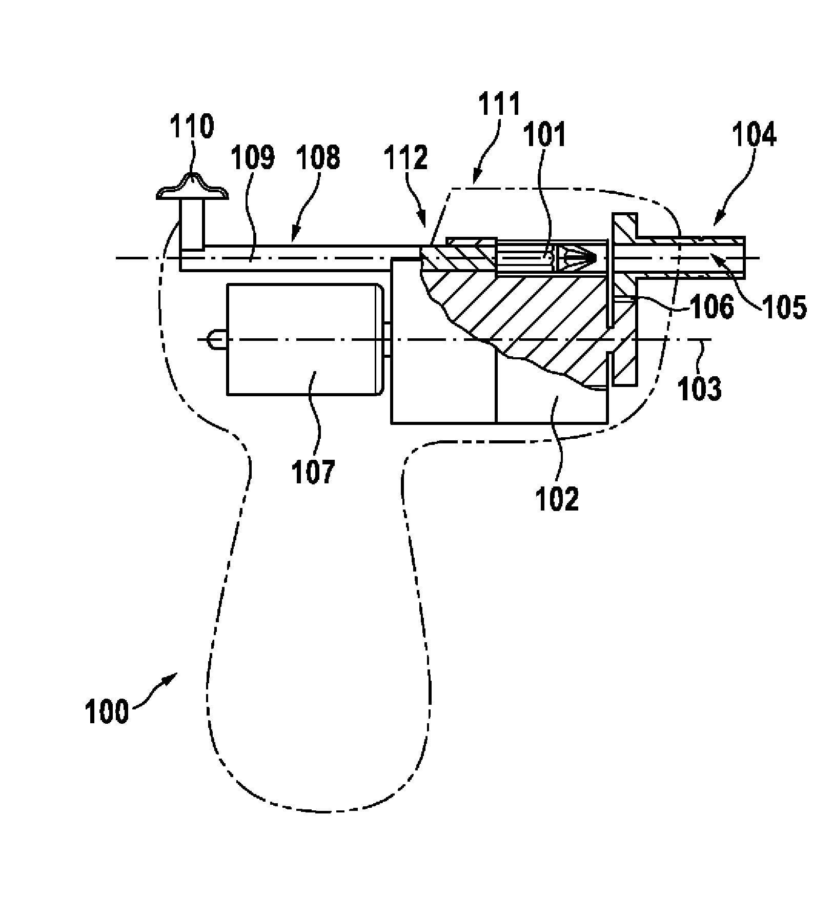 Motor-powered machine tool, in particular a hand-held machine tool