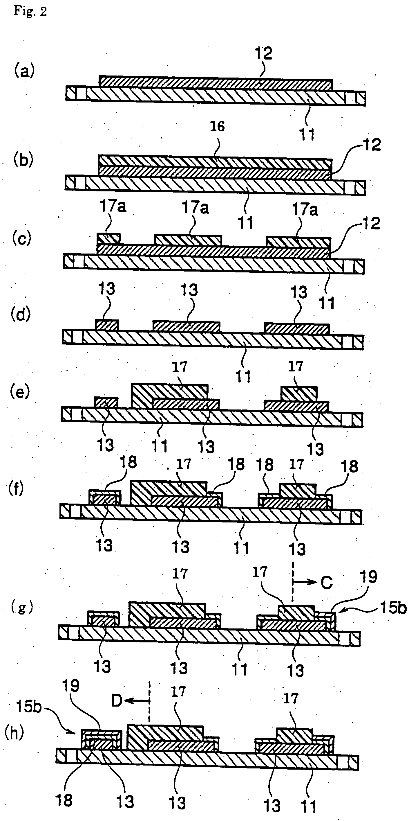 Film carrier tape for mounting electronic devices thereon, production method thereof and plating apparatus