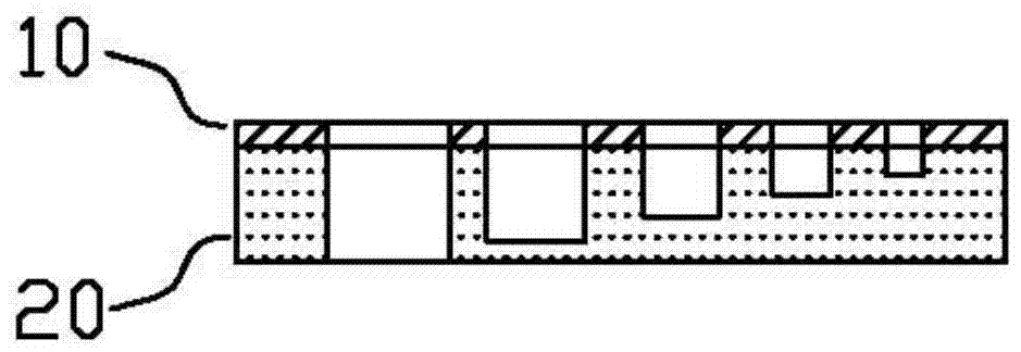 Preparation method of ultra-high-precision silicon-based through-hole pattern structure