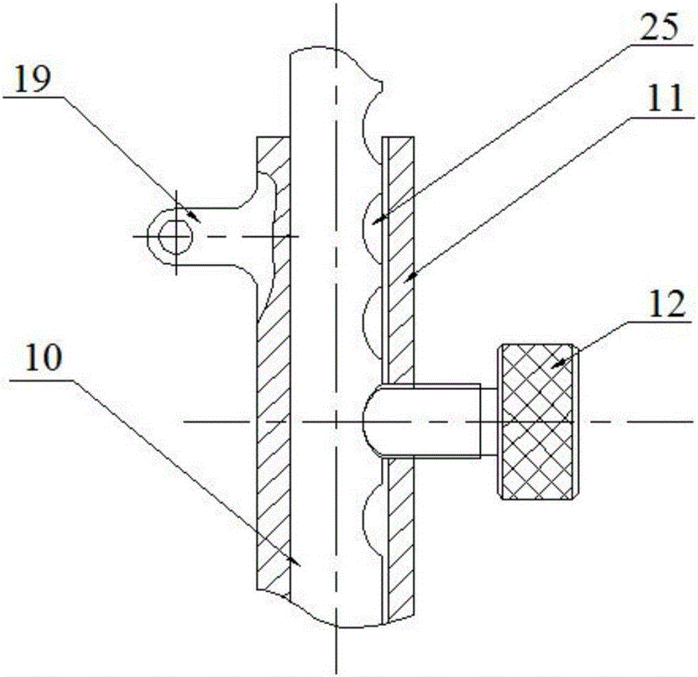 Sample clamping device of polishing machine