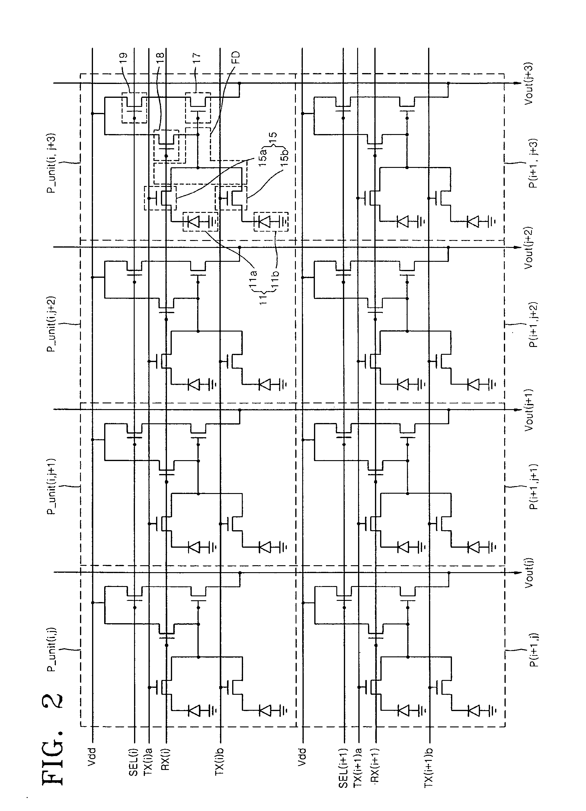 Image sensor with high fill factor pixels and method for forming an image sensor