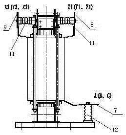 Iron core-type split reactor