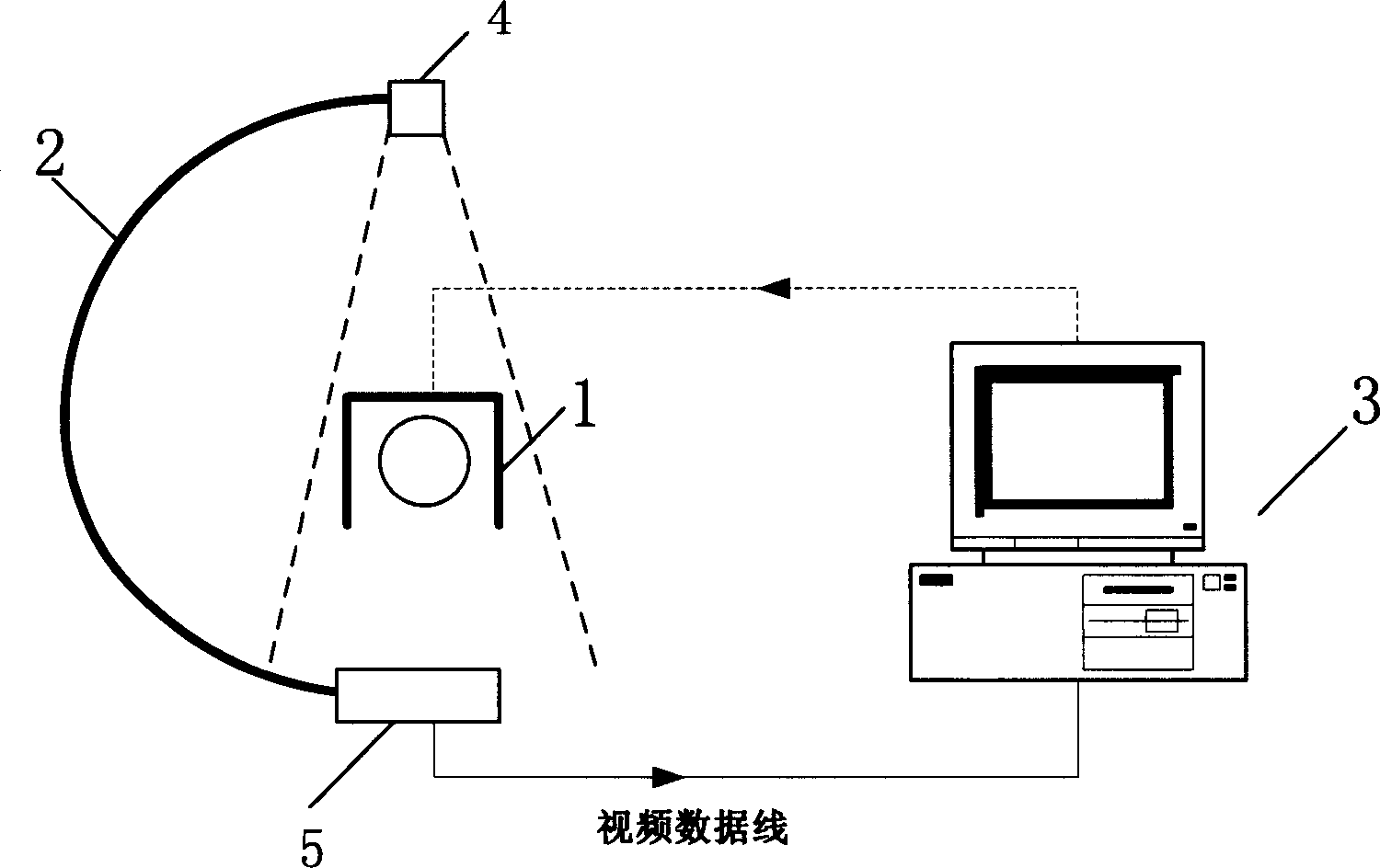 Computer aided system for locking far terminal of intramedullary nail