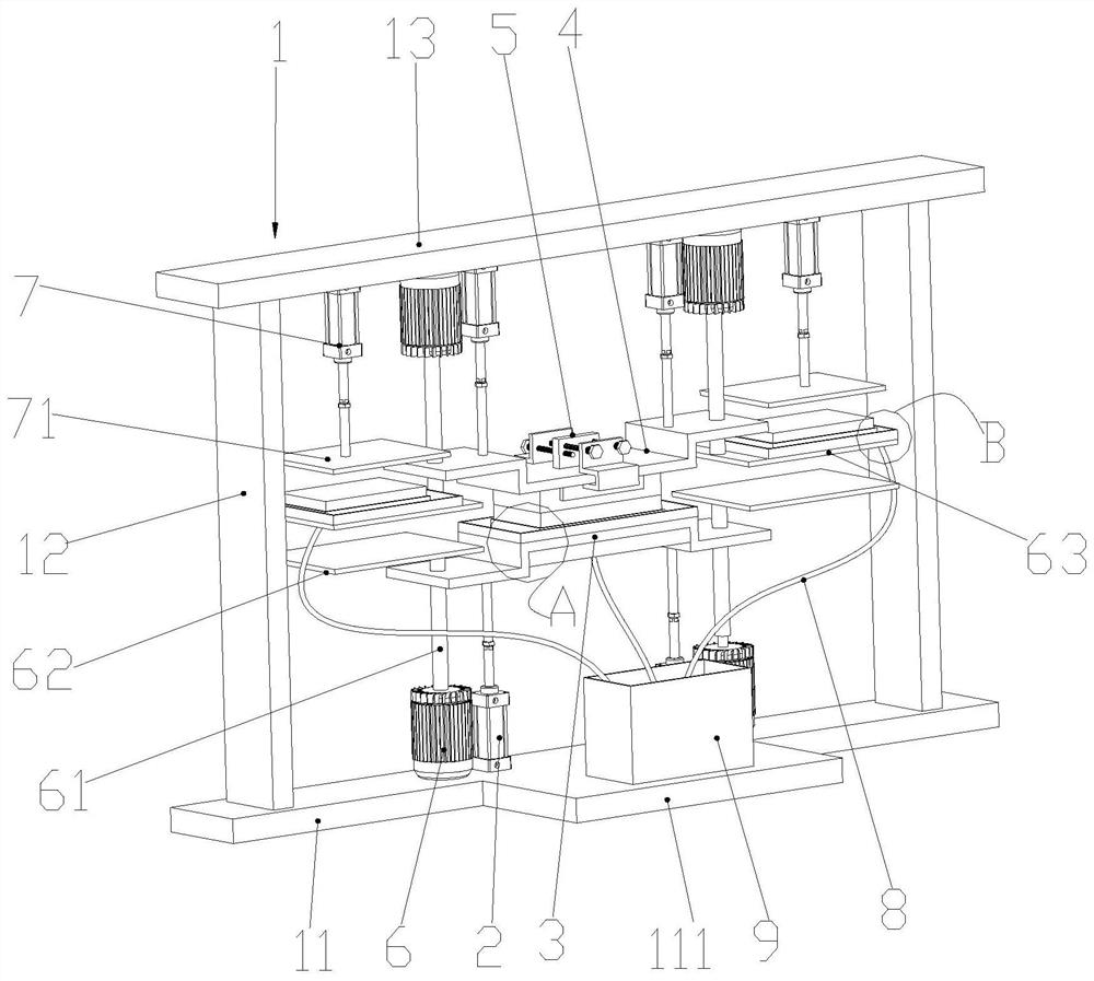 Blown film machine tube film water removal device