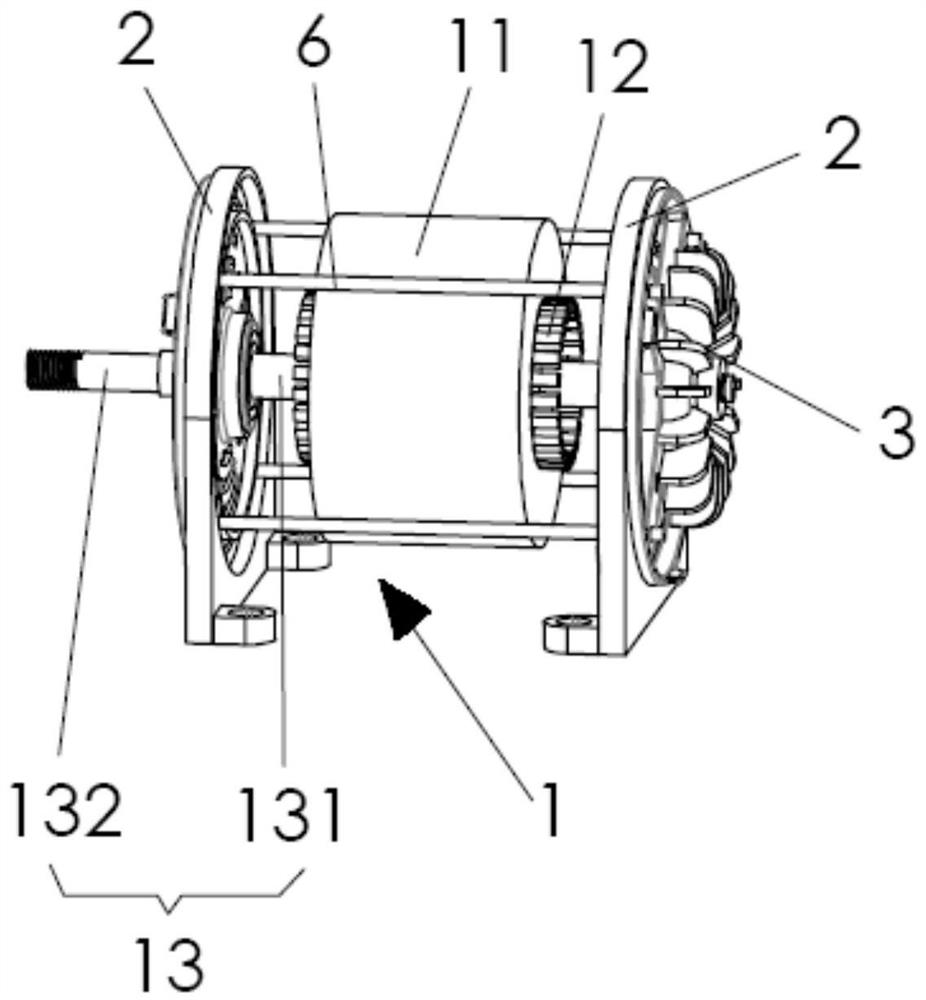 Special multi-layer shell motor for pulping machine