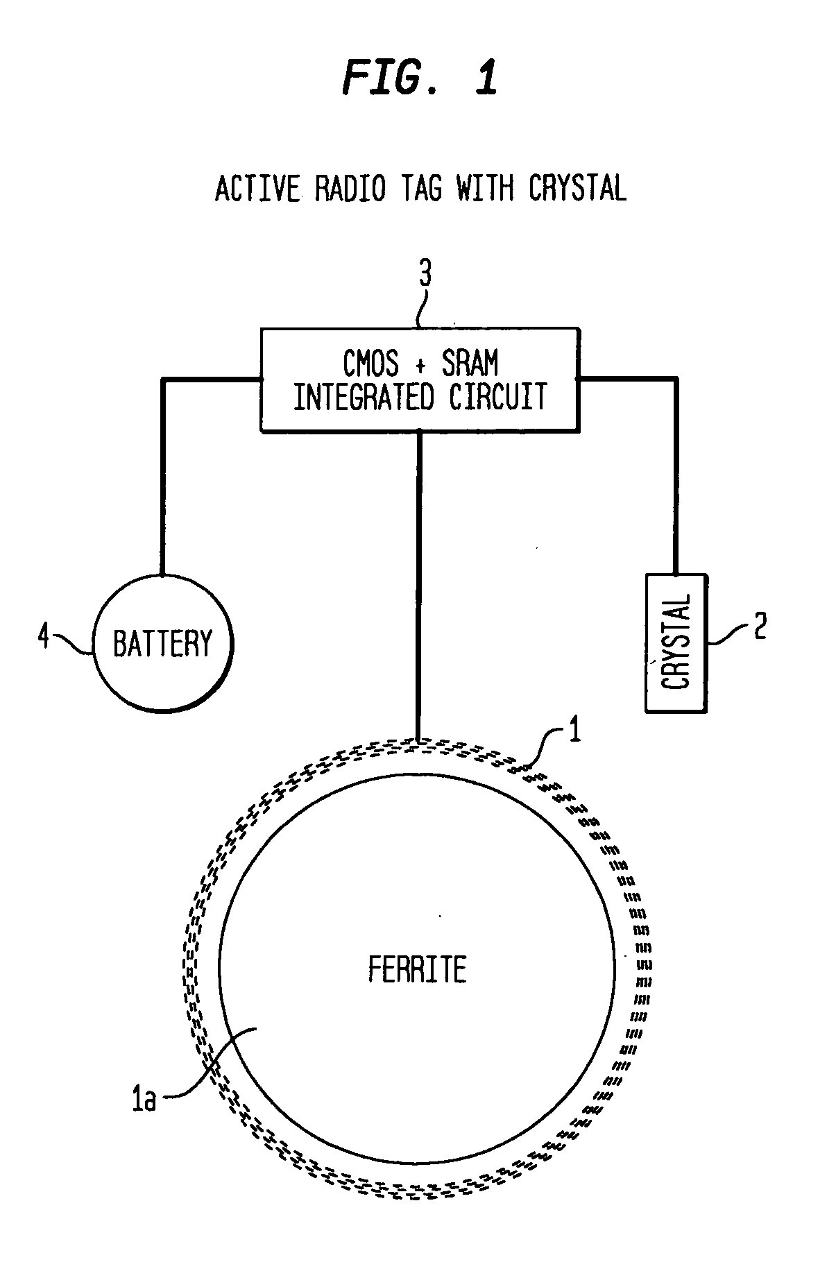 Ultra low frequency tag and system