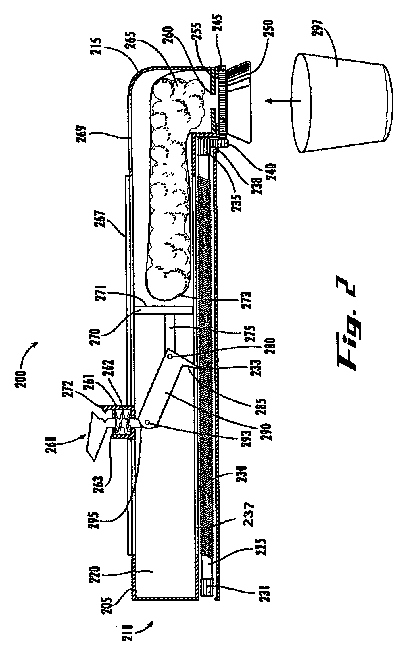 Self-contained dental prophylaxis angle with offset rotational axis