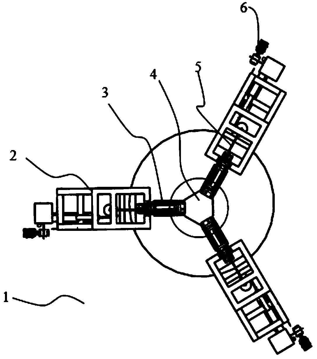 Wave power generation device with rope structure