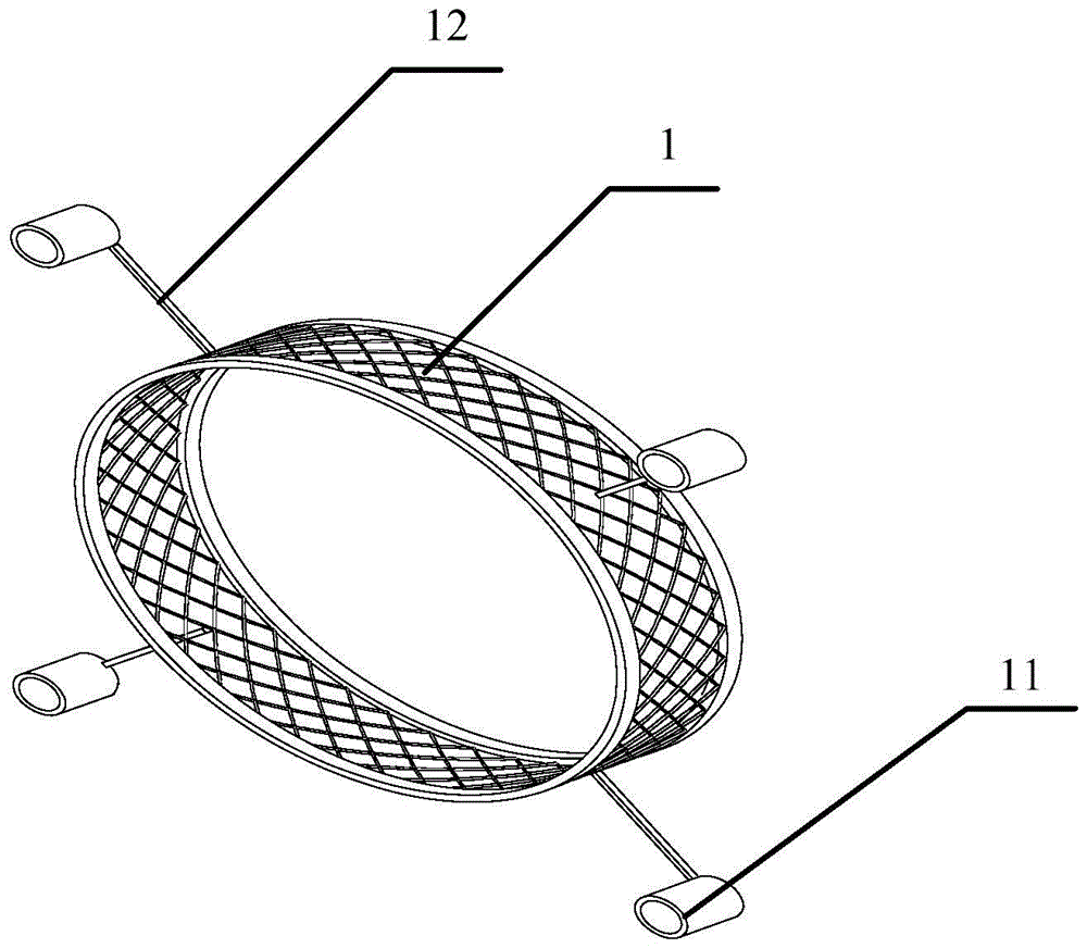 A wall-piercing bushing with a shielding structure