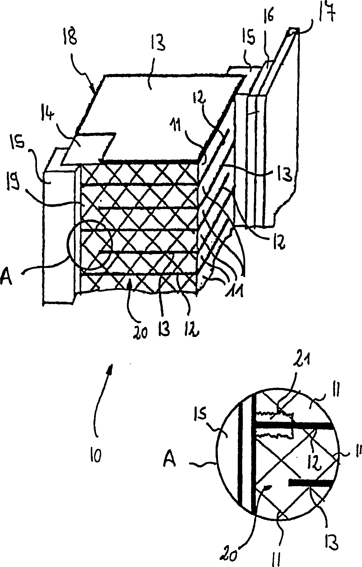 Passivation material for an electric component and piezoelectric component in the form of a multilayer structure