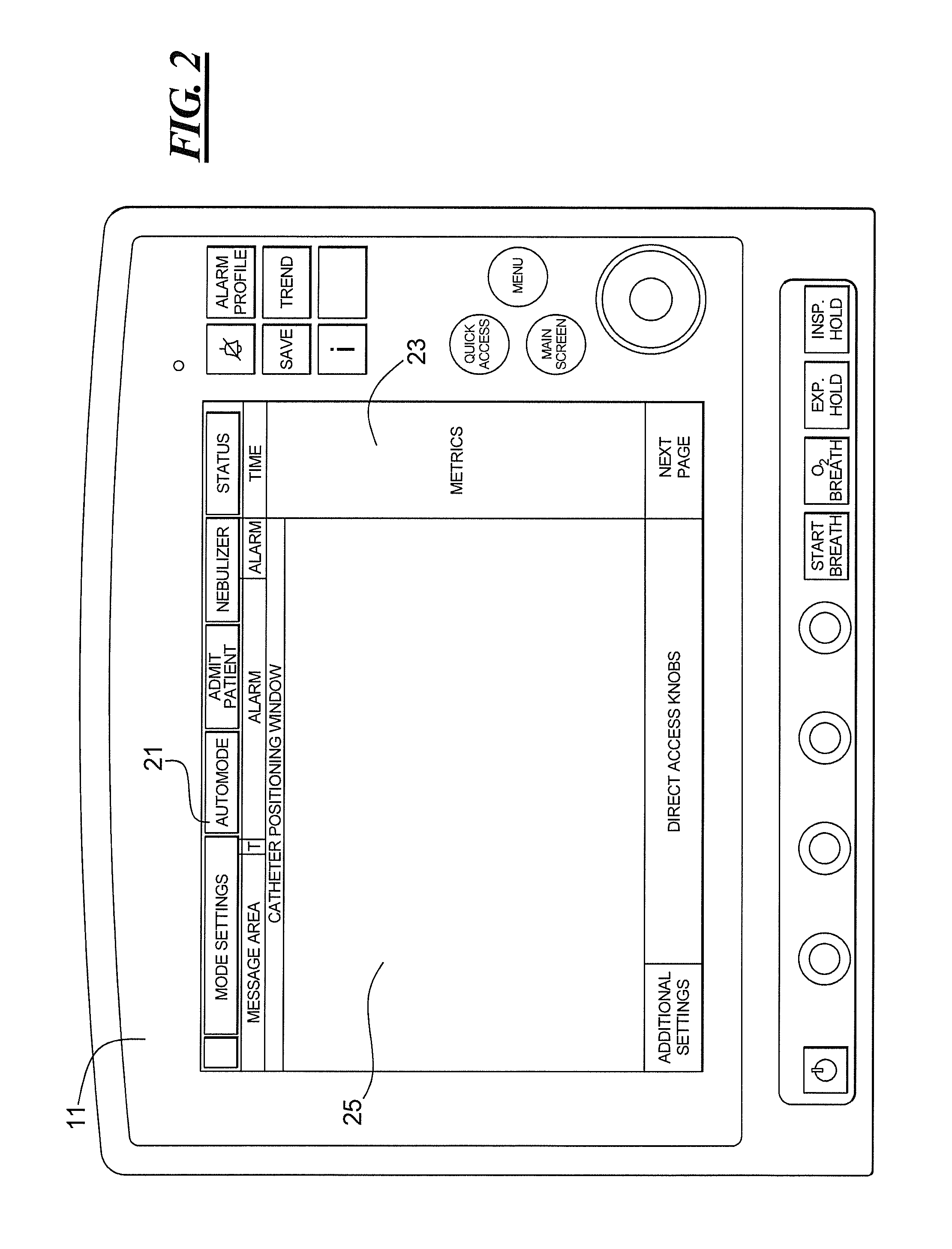 Control unit and display unit for an EMG controlled ventilator
