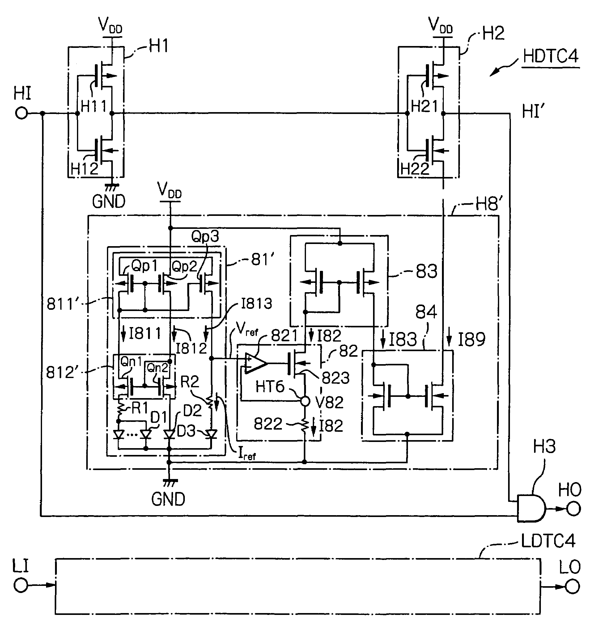 Dead time control circuit capable of adjusting temperature characteristics of dead time