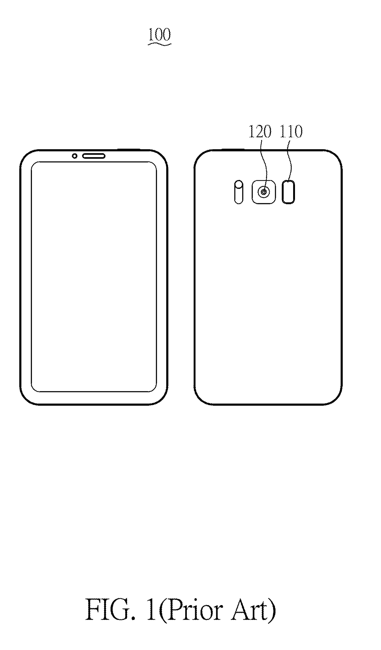 High screen ratio display device with fingerprint identification