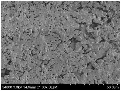 Modified cordierite porous ceramic material and preparation method and application thereof