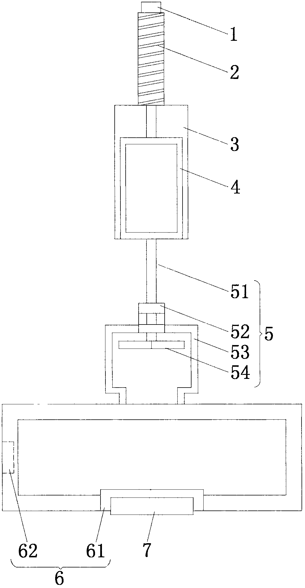 A kind of bus lifting ring hand-pulled electric energy collector