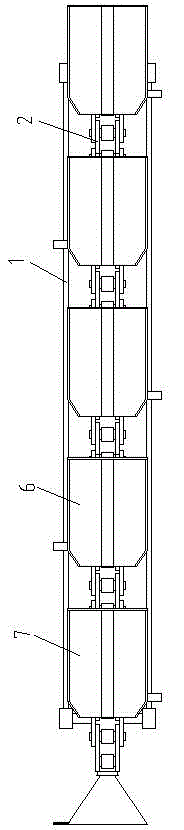 Quantitative conveying device special for chrysanthemum teabag packaging machine