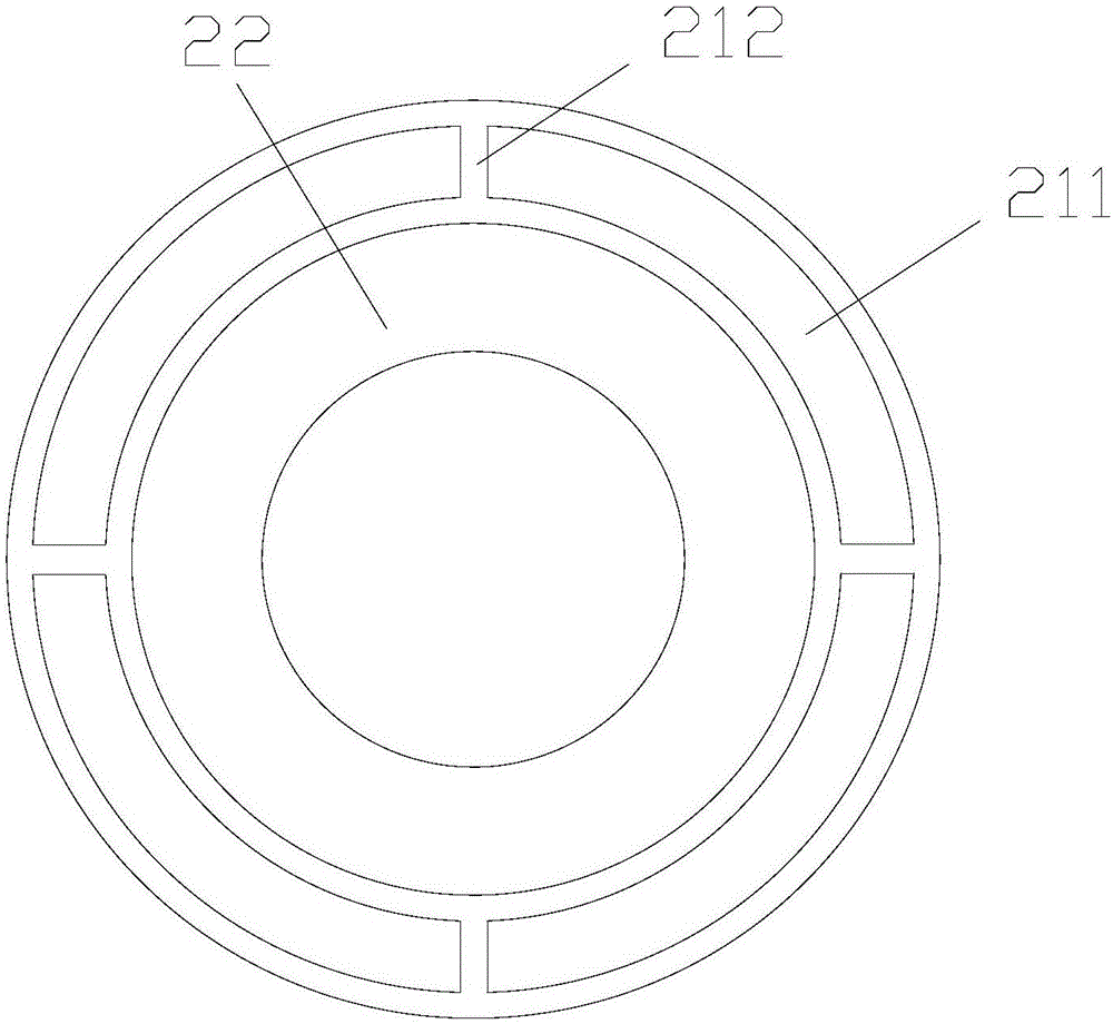 Damping ring for multi-section aluminum-casting rotor and processing method of aluminum-casting rotor