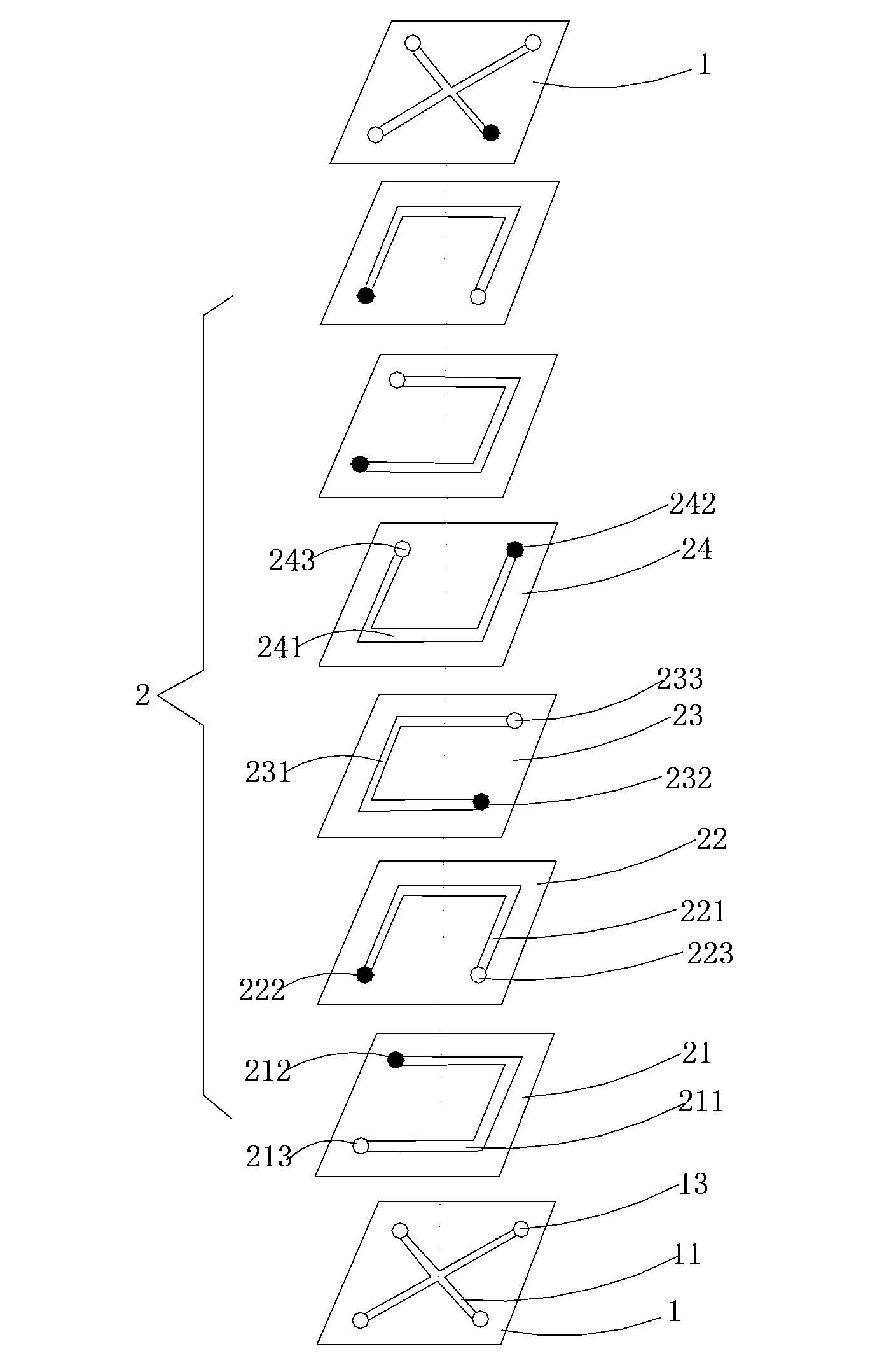 Ferrite material, small large-current laminated-chip wideband magnetic beads, and preparation method thereof