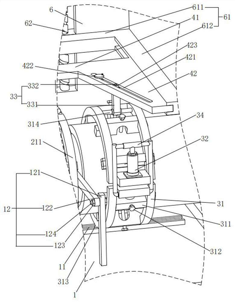 A steel gas pipeline hydraulic external counterpart