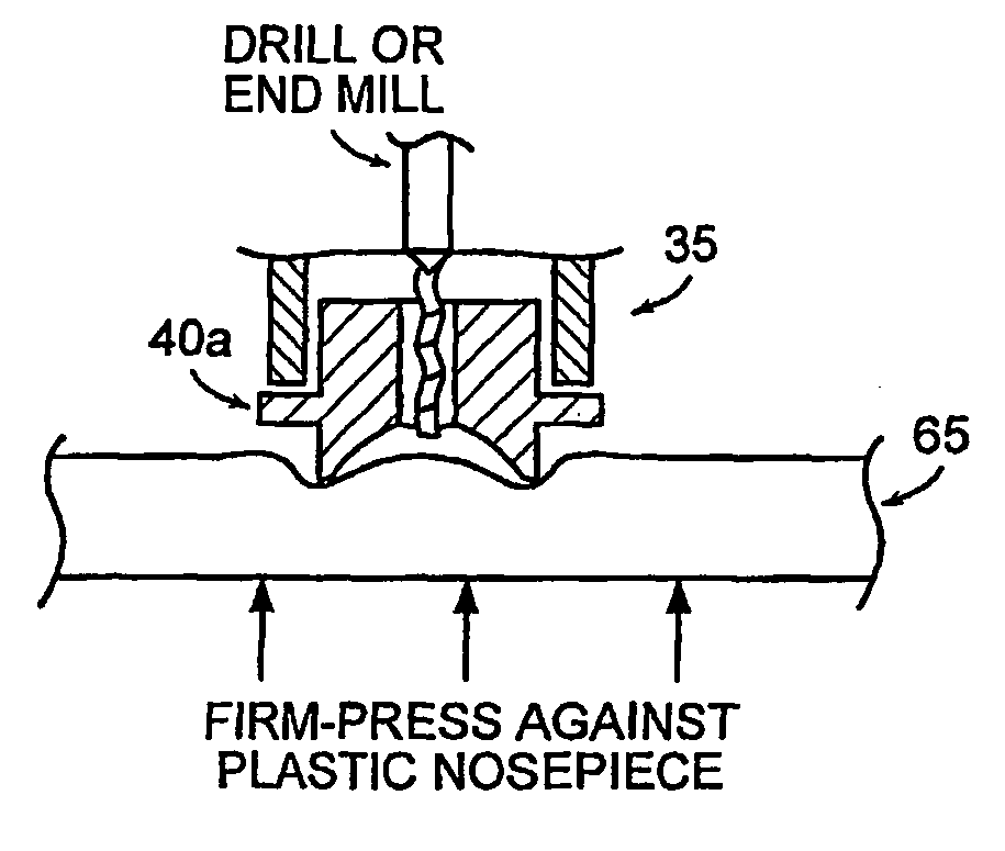 Drill device and method for forming microconduits