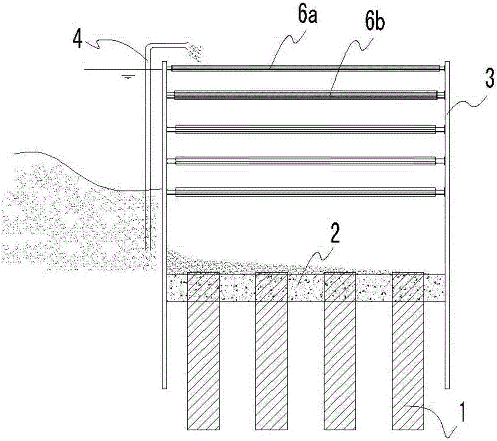 Enclosing type deepwater platform construction method based on condition of sand backfilling balance method