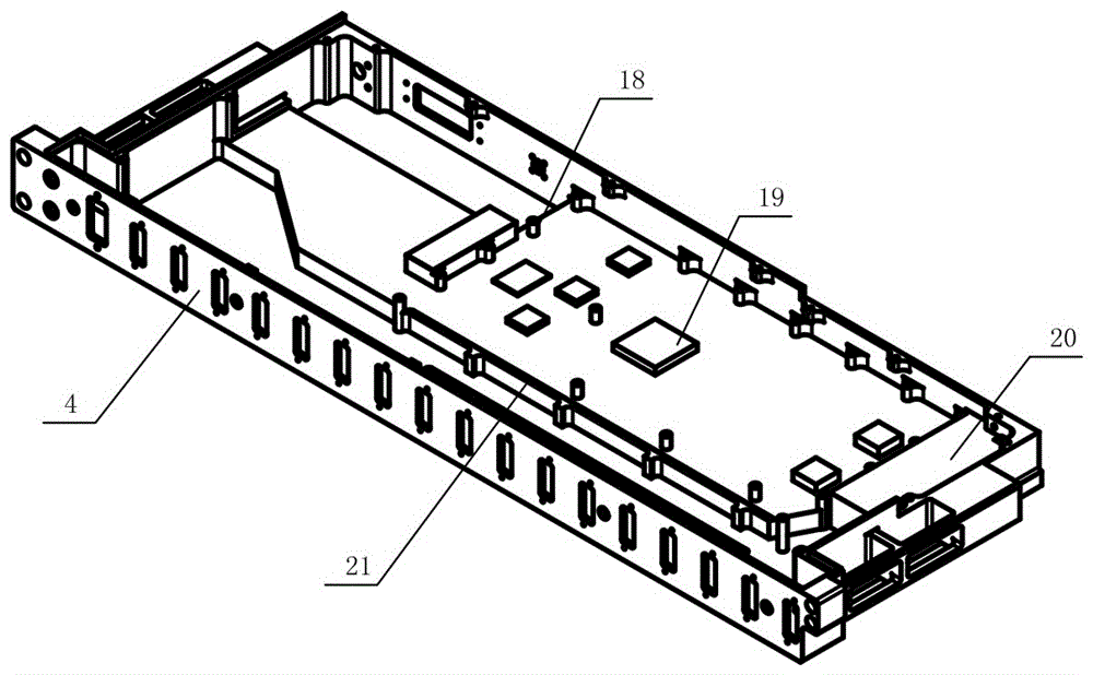 Interconnected commutated board card integration and heat dissipation integrated control box