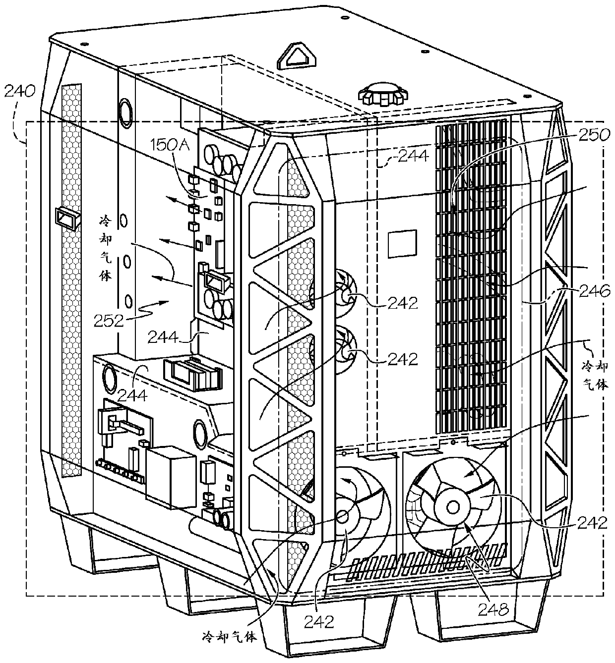 Cooling plasma cutting systems and related systems and methods