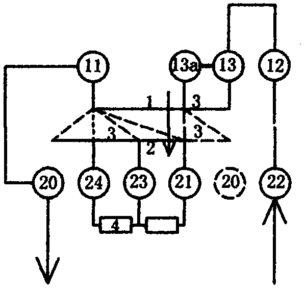 Waterway switcher with axial water inlet and outlet interfaces and water purifier