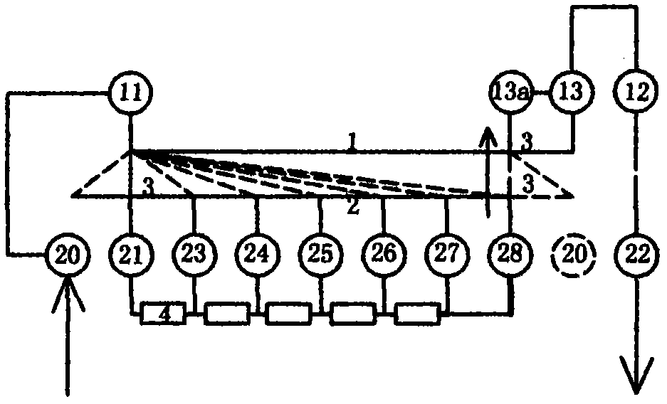 Waterway switcher with axial water inlet and outlet interfaces and water purifier