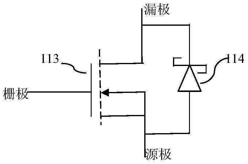 Trench MOSFET (metal-oxide-semiconductor field effect transistor) and Schottky diode integrated structure with shield grids