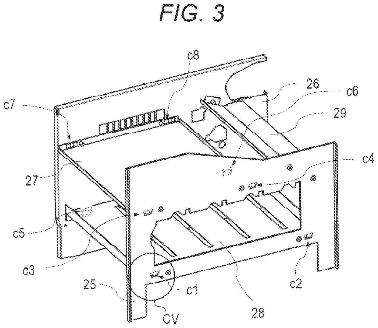 Image forming apparatus having a frame formed by adhering with adhesive