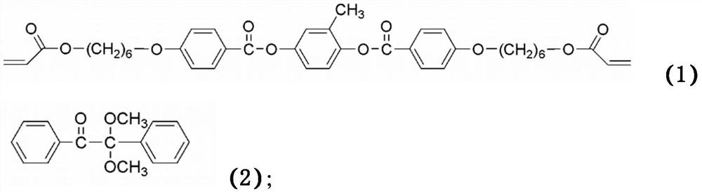 Easy thermal erasing type liquid crystal film writing board and preparation method