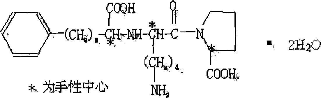 Lisinopril compound preparation and preparation method thereof