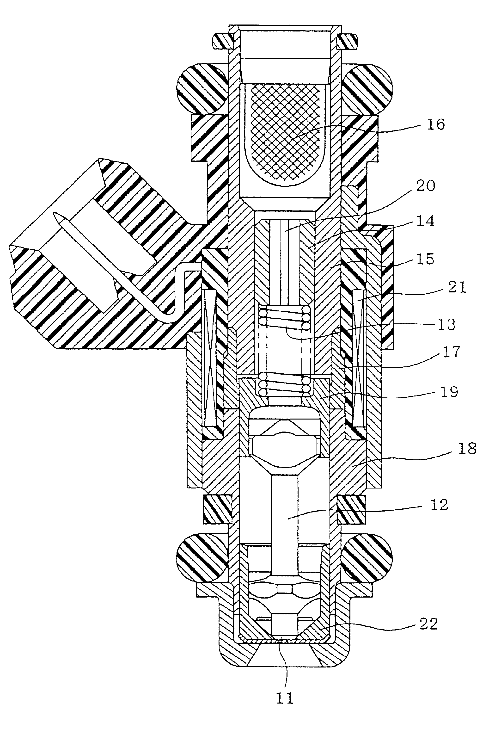 Adjustment pipe for fuel injection valve, and press-fitting structure and press-fitting method for the same