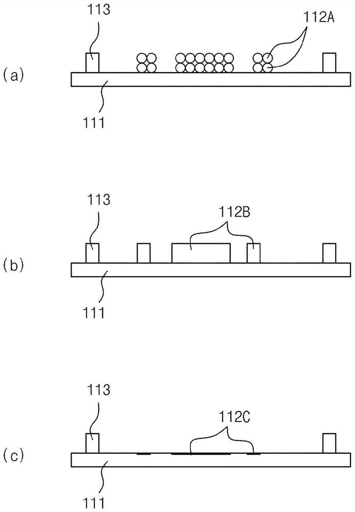 Sculpture in three-dimensional transparent space, and method for producing same