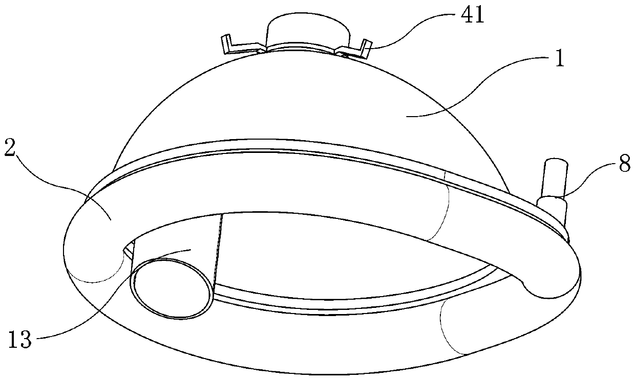 Medical mask with operation opening
