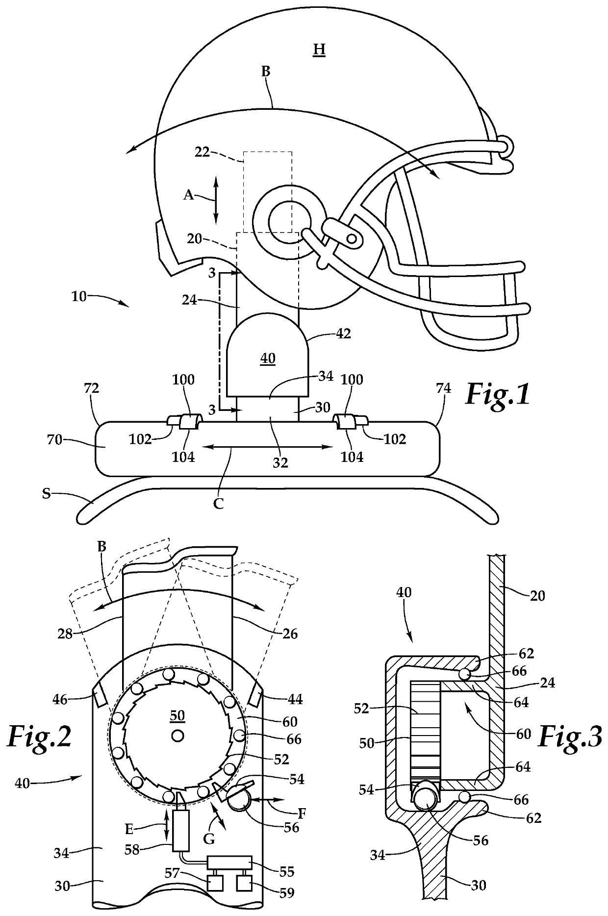 Helmet force mitigation system