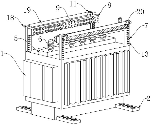 Oil-immersed three-phase transformer