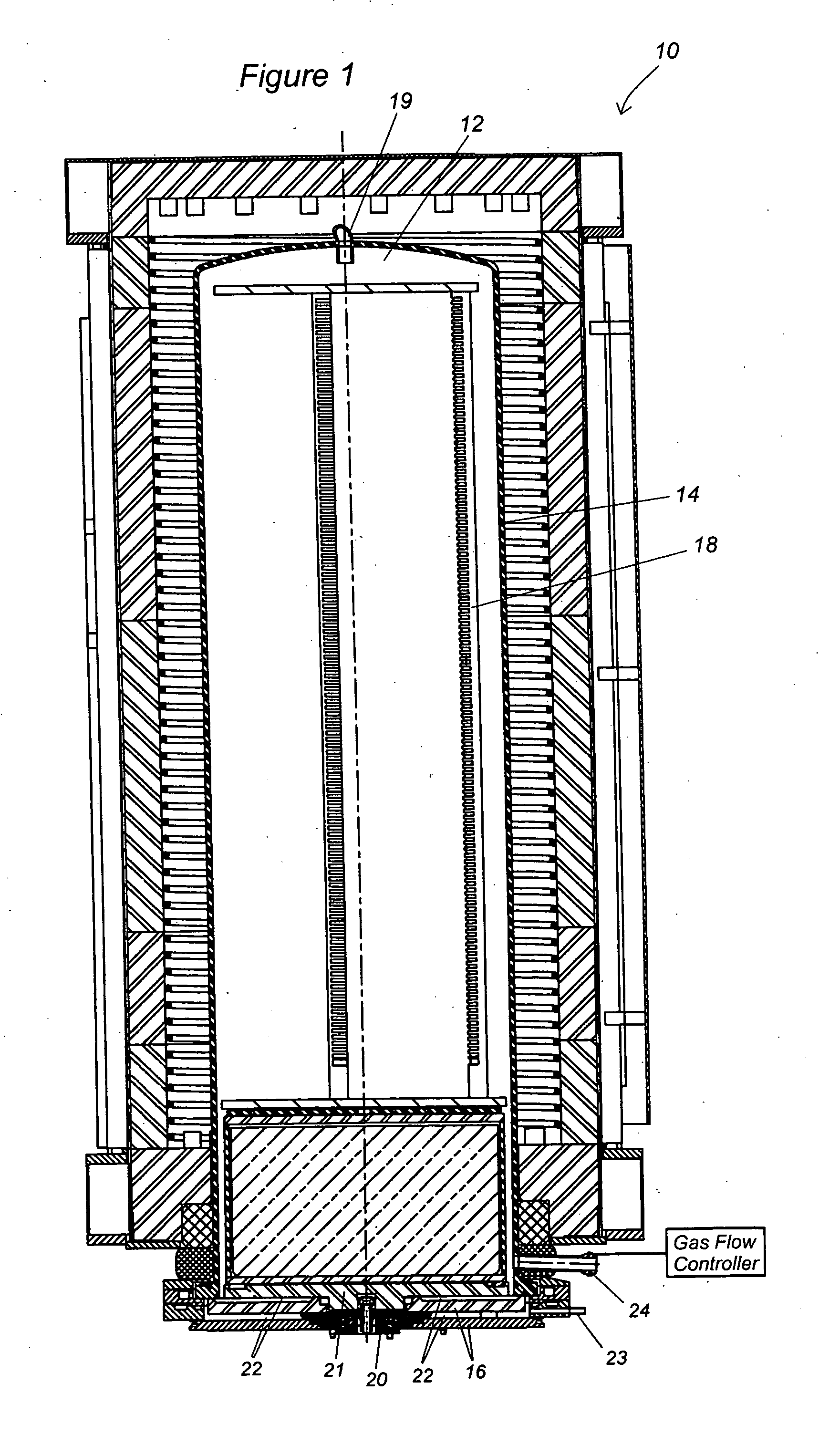 Method and apparatus for purging seals in a thermal reactor