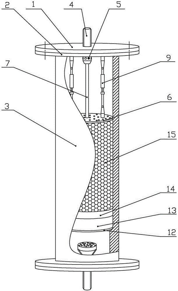 Adsorbent compressing device used in pressure-swing absorber and adsorbent compressing method thereof