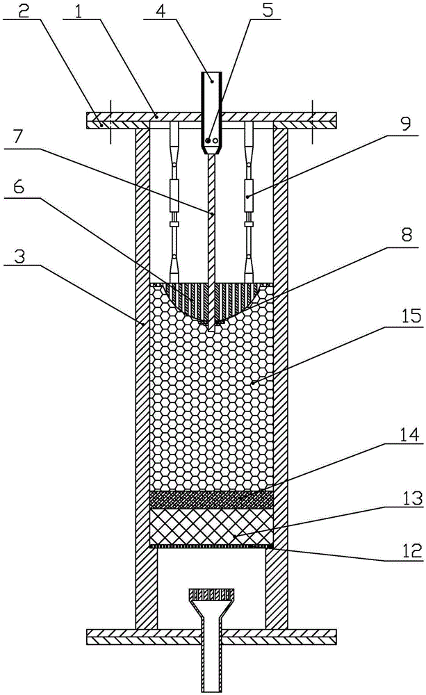 Adsorbent compressing device used in pressure-swing absorber and adsorbent compressing method thereof