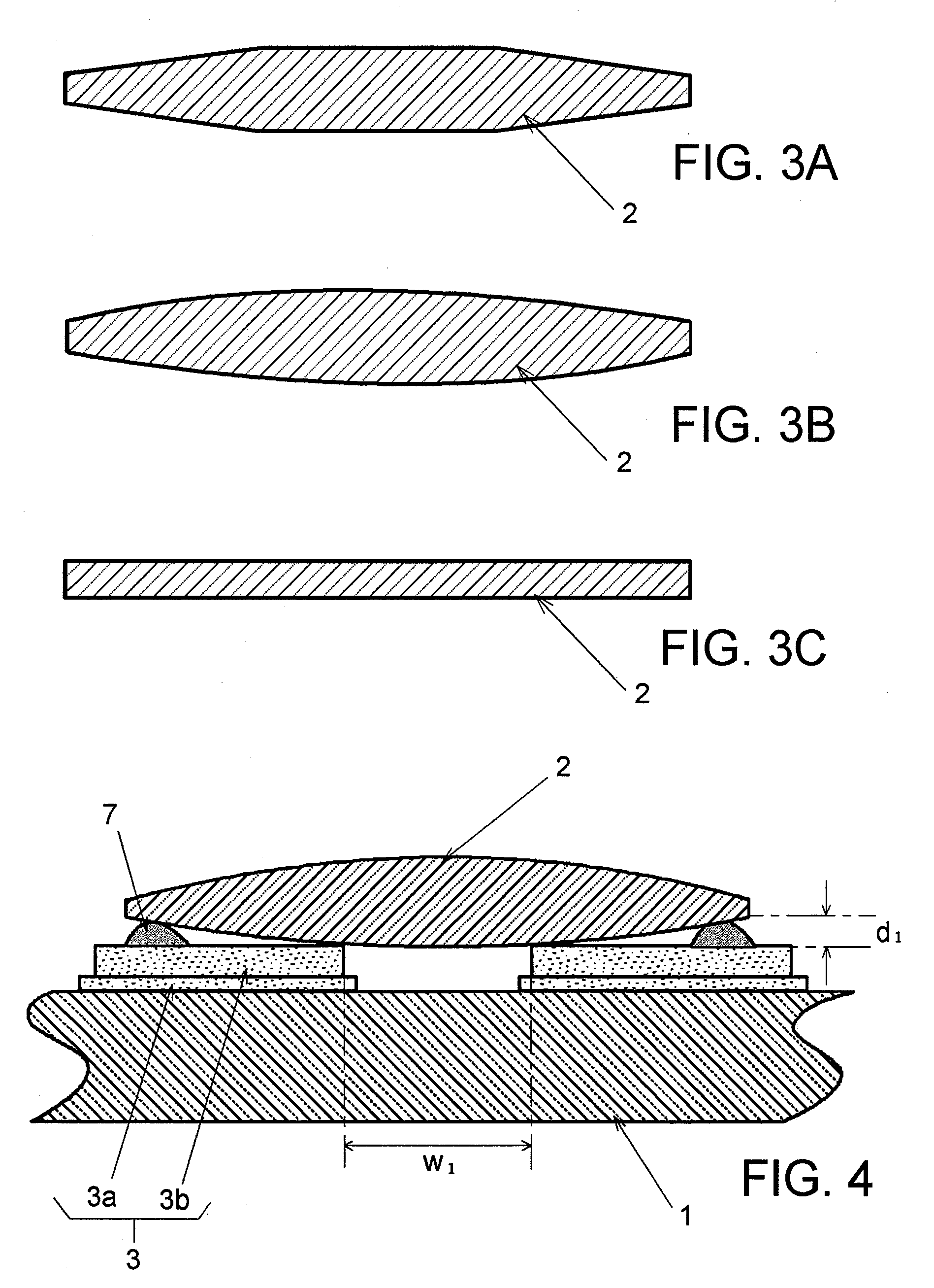 Quartz crystal device for surface mounting