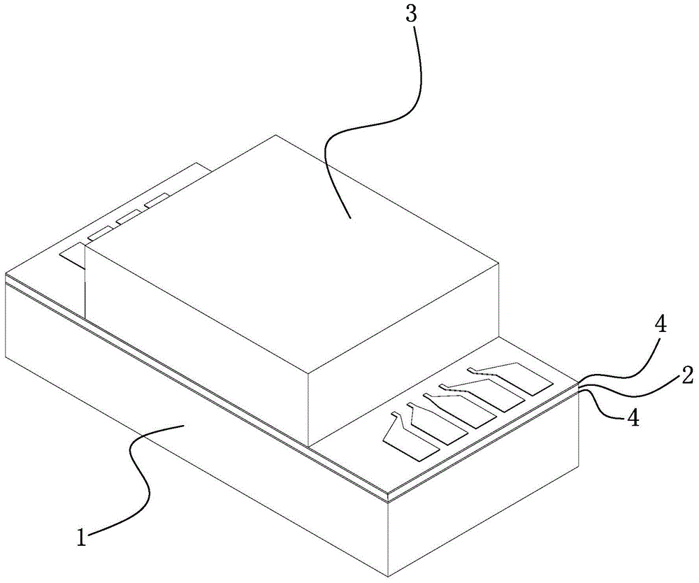 A mems pressure gauge chip and its manufacturing process