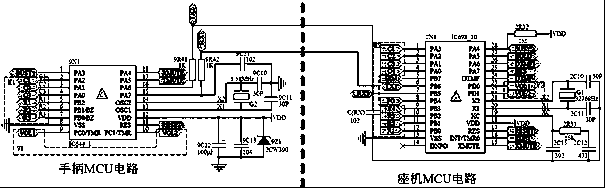 Two-line implementation device for bidirectional synchronous communication and method for adopting same to realize bidirectional synchronous communication