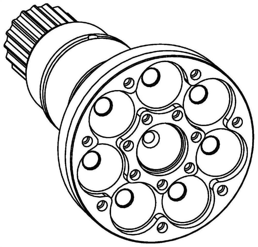 Equally divided eccentric ball socket fine grinding tooling and processing method