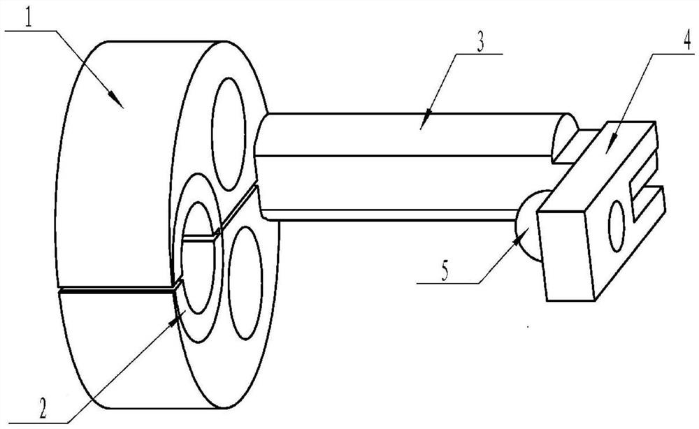 Equally divided eccentric ball socket fine grinding tooling and processing method