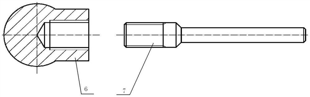 Equally divided eccentric ball socket fine grinding tooling and processing method