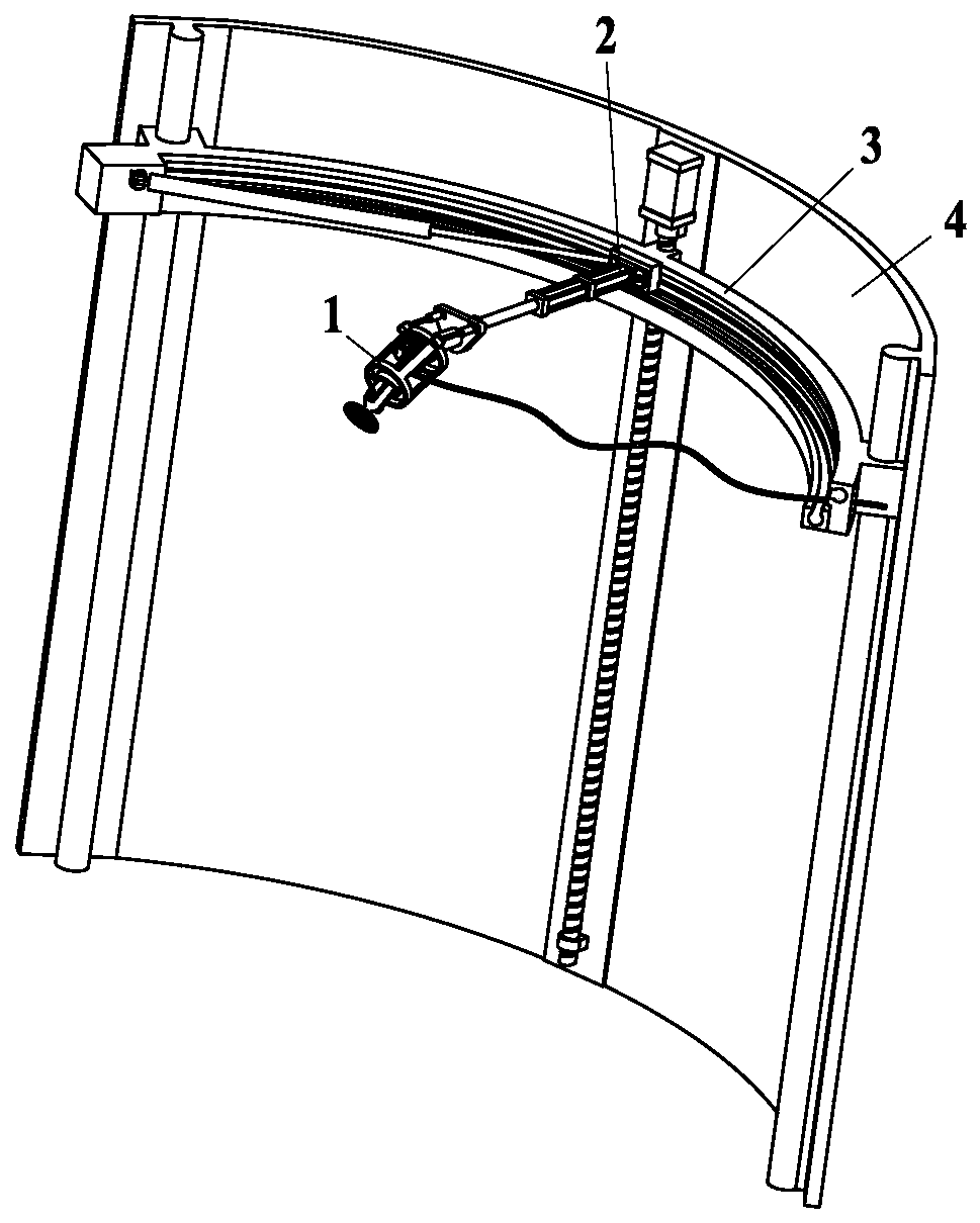 A ball gear meshing automatic shower equipment